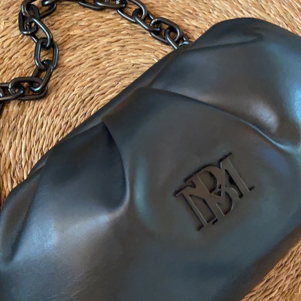New badgley mischka black shoulder chain bag - Picture 3 of 10